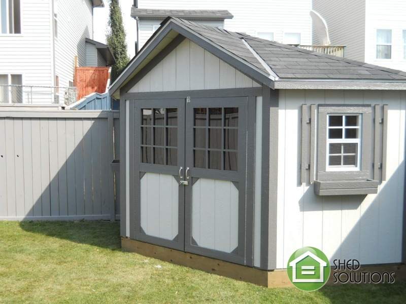 10' x 10' garden shed the everett corner unit shed solutions