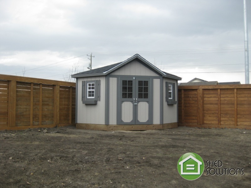 10' x 10' Garden Shed The Everett Corner Unit | Shed Solutions