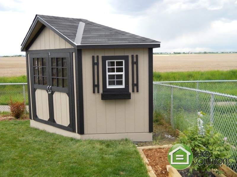 10' x 10' Garden Shed The Everett Corner Unit | Shed Solutions