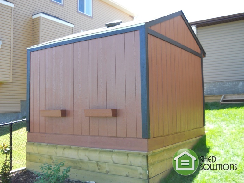 10' x 10' Garden Shed The Everett Side Gable Shed Solutions