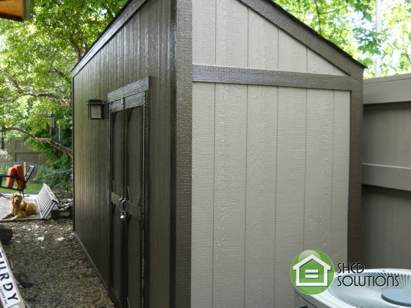 4' x 12' garden shed the madison shed solutions