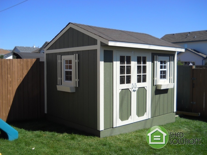 10' x 10' garden shed the everett corner unit shed solutions