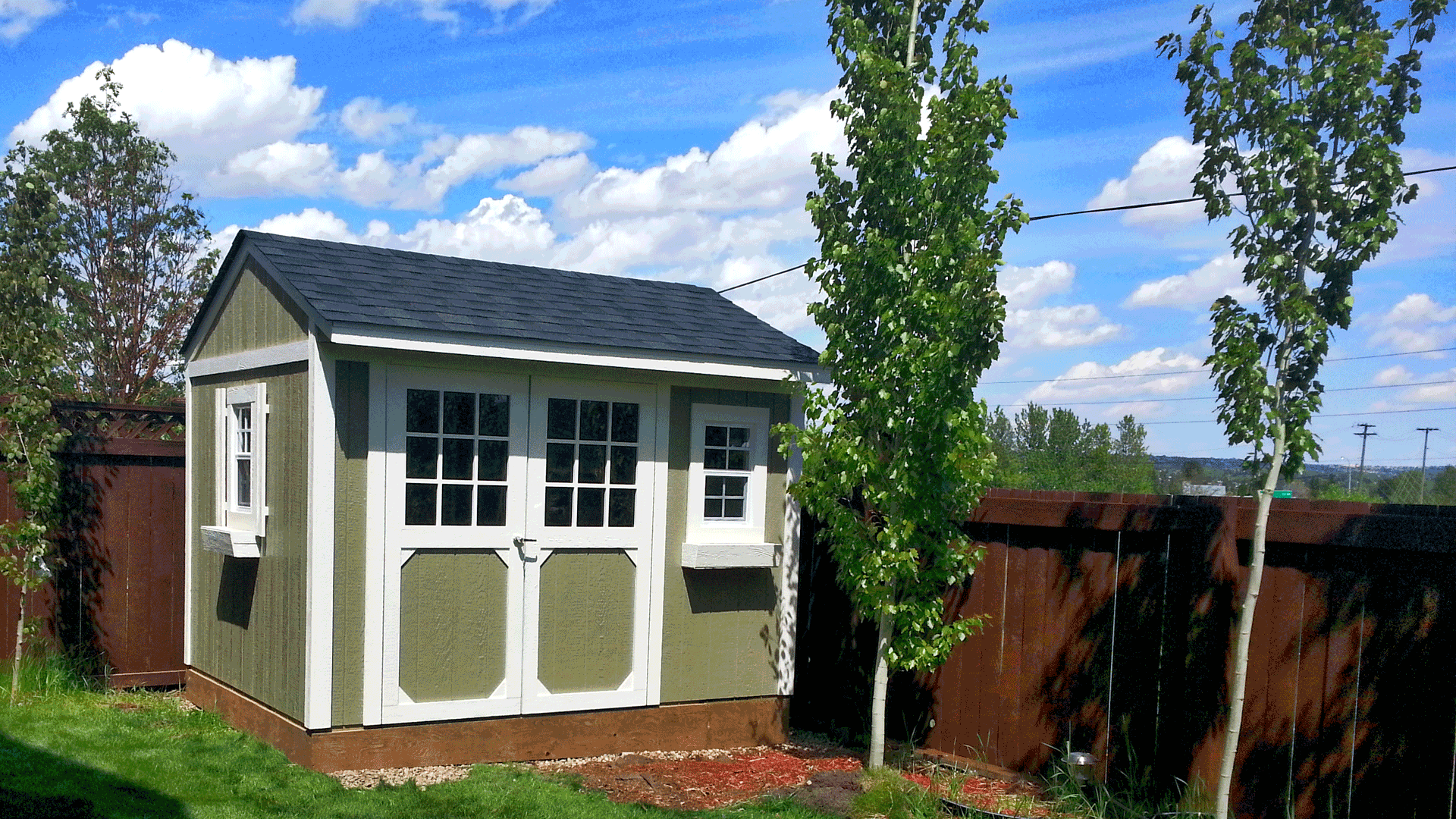 4' x 12' Garden Shed The Madison Shed Solutions